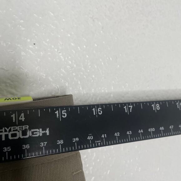 Axist Mens Dress Pants Size 30 Light Brown Slim Workwear Business Pleated - Picture 3 of 15